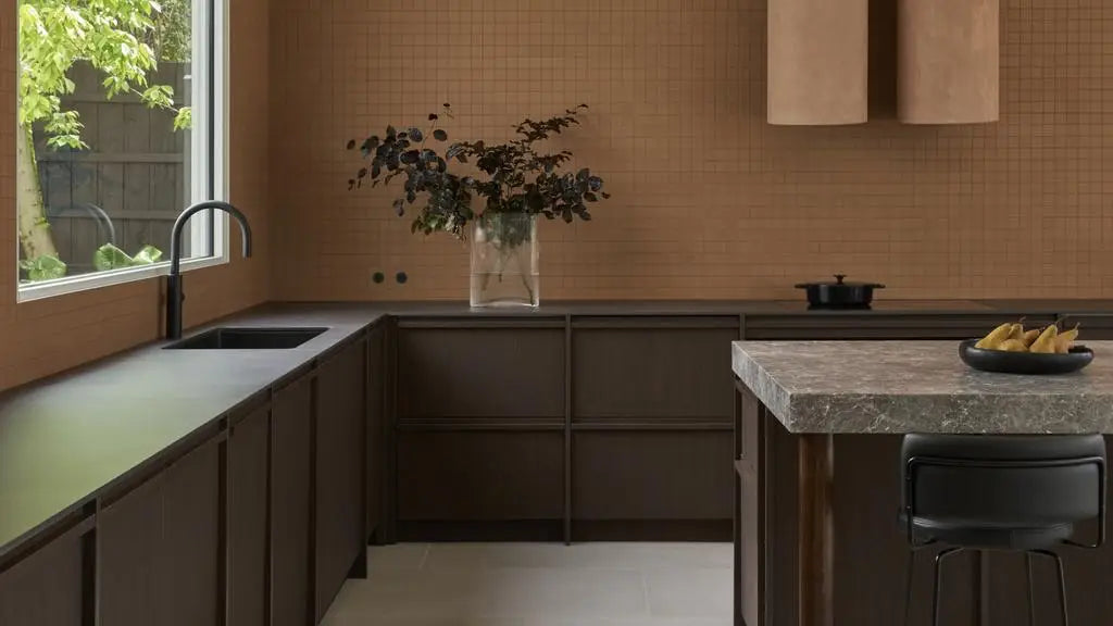 Contemporary kitchen featuring a Billi Home water system