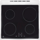 Artusi AFI607X 60cm Freestanding Induction Cooker - top view of four induction zones