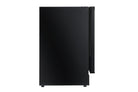 Artusi AIM4009B ice maker, side-angled view of the door hinge