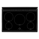 Artusi AFIR935B 90cm Freestanding Induction Cooker - top view of five induction zones