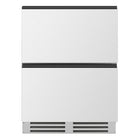 Artusi AUBF620X dual drawer beverage chiller front view