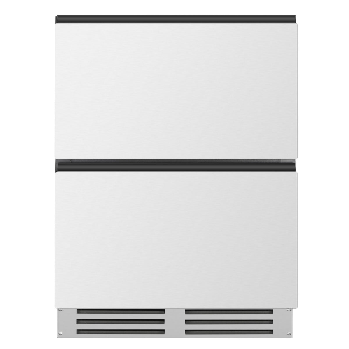 Artusi AUBF620X dual drawer beverage chiller front view