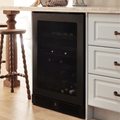 Artusi ABC142BV beverage cooler lifestyle - built in beside kitchen cabinetry