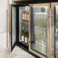Artusi AOF3S triple door outdoor beverage chiller detail