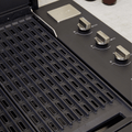 Artusi matte black built-in BBQ, product view