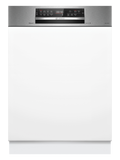 Bosch SMI4HTS01A Series 4 Stainless Steel 60cm Wide Semi-Integrated Dishwasher