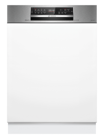 Bosch SMI4HTS01A Series 4 Stainless Steel 60cm Wide Semi-Integrated Dishwasher