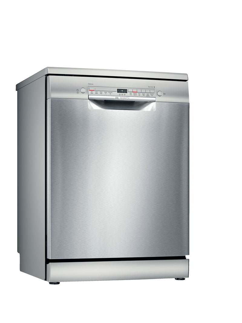 Bosch SMS2ITI02A Series 2 60cm Wide Stainless Steel Freestanding Dishwasher