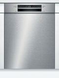 Bosch SMU4HVS01A Series 4 Stainless Steel 60cm Wide Built-Under Dishwasher