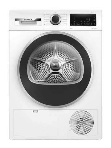 Bosch WQG24200AU Series 6 White 9kg Heat Pump Tumble Dryer
