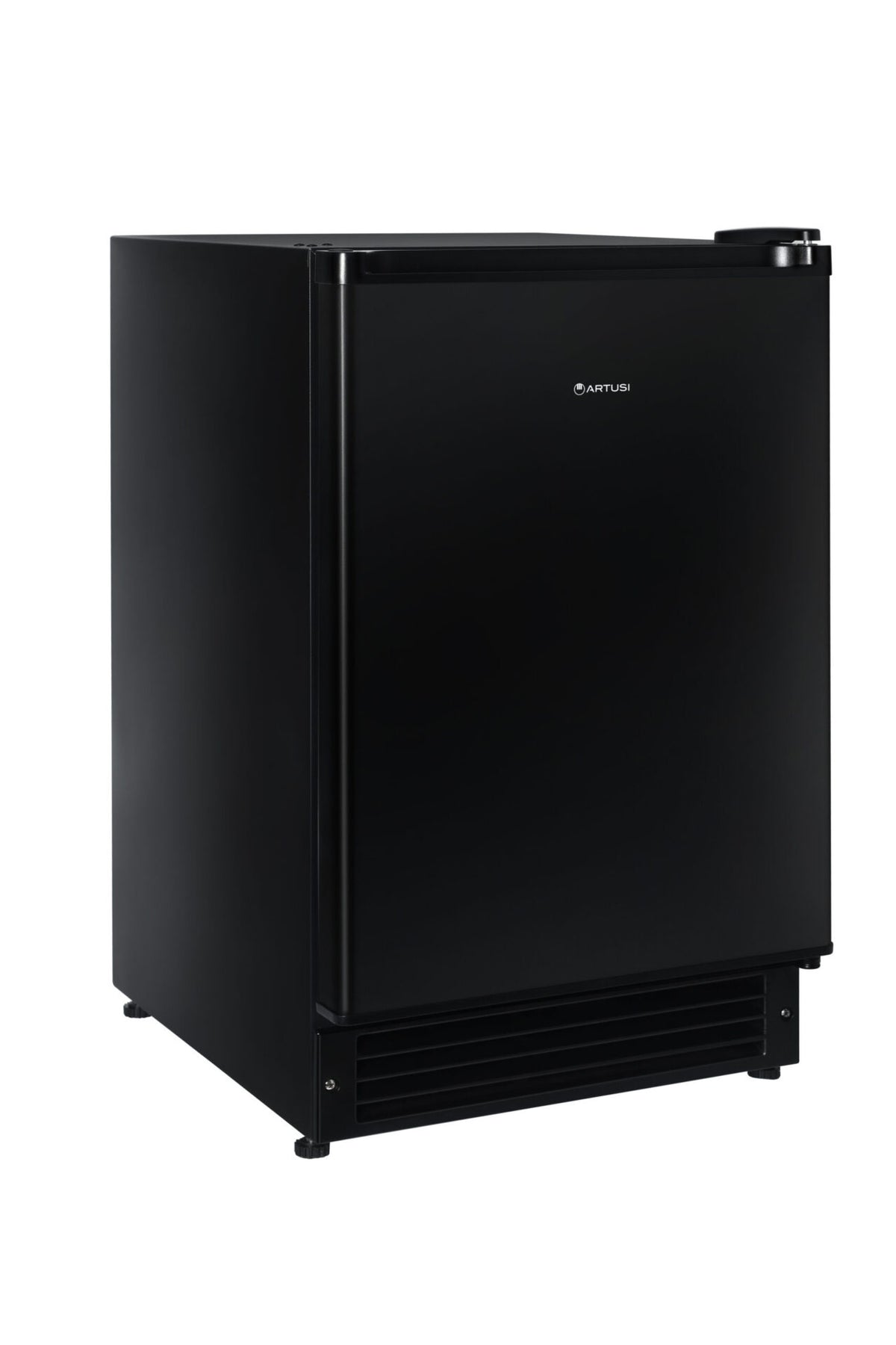 Artusi AIM4009B ice maker, angled front view
