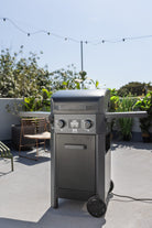 Artusi ATBBQ2ET electric trolley BBQ, lifestyle view