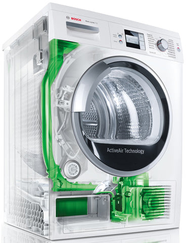 Bosch WQG24200AU Series 6 White 9kg Heat Pump Tumble Dryer