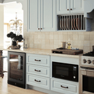 Artusi ABC142BV beverage cooler lifestyle - wide kitchen view