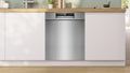 Bosch SMU6HCS01A Series 6 Stainless Steel 60cm Wide Built-Under Dishwasher