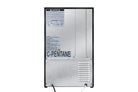 Artusi AIM4009B ice maker, rear view with refrigerant label