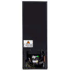 Artusi AWC18BV wine cellar, rear view showing the compressor and rating label