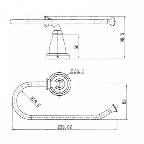 Innova 1151CW Clasique Toilet Roll Holder