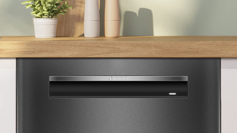 Bosch SMP6HCB01A Series 6 Black Stainless Steel 60cm Wide Built-Under Dishwasher