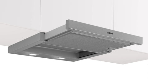 Bosch DFS067A51A Series 4 Metallic Silver 60cm Wide Slideout Rangehood