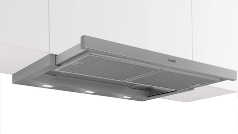 Bosch DFS097A51A Series 4 Metallic Silver 90cm Wide Slideout Rangehood
