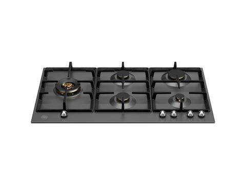 Bertazzoni P905LHER Heritage Series 90cm Gas Hob with Lateral Dual Wok