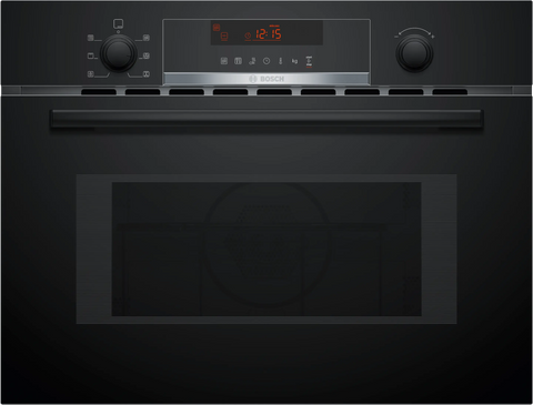 Bosch CMA583MB0B Series 4 Black Glass 60cm Wide Built-In Combination Microwave Oven