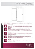 Husky HUSWS128DMBZY Riserva 380L Dual Zone Wine Fridge in Black