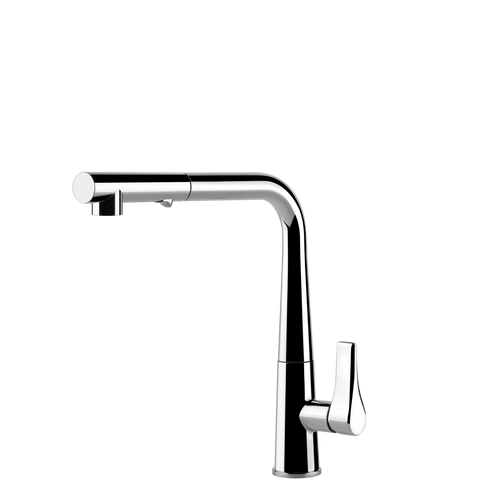 Gessi 17177 Proton Right Angle Pull Out Spray Mixer