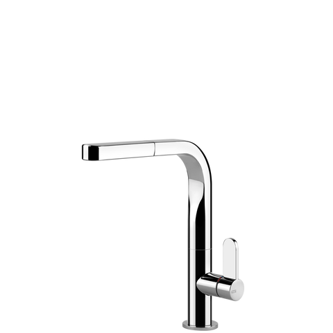 Gessi 17316 Helium Right Angle Square Pull Out Mixer
