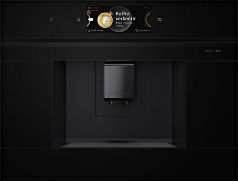 Bosch CTL9181B0 Series 8 Black Glass 60cm Wide Built-In Fully Automatic Coffee Machine