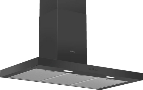 Bosch DWB96BC60A Series 2 Matte Black 90cm Wide Wall Mounted Canopy Rangehood