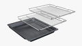 Bosch HBA534BB3A Series 4 Black Glass 60cm Wide Built-In Oven