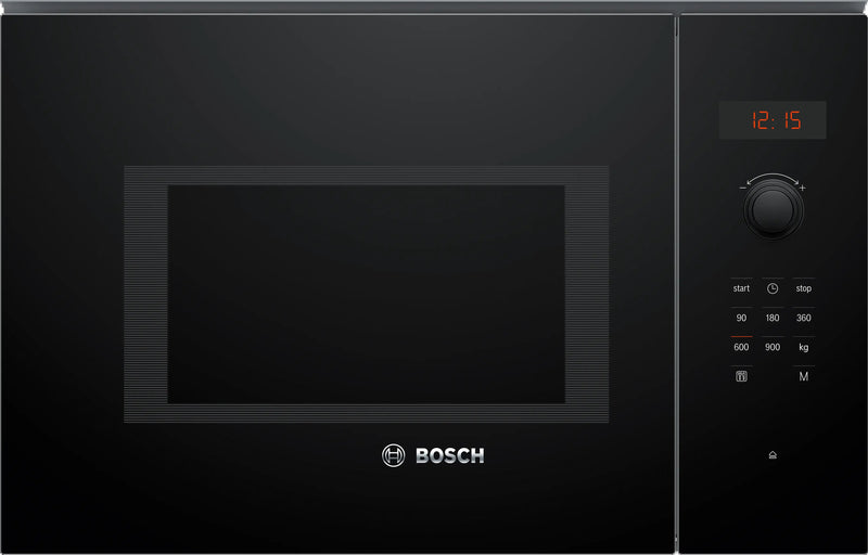 Bosch BFL553MB1A Series 4 Black 60cm Wide Built-In Microwave