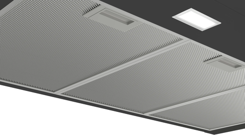 Bosch DWB96BC60A Series 2 Matte Black 90cm Wide Wall Mounted Canopy Rangehood