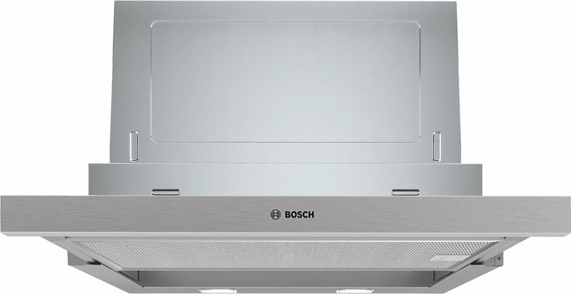 Bosch DFS067A51A Series 4 Metallic Silver 60cm Wide Slideout Rangehood