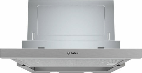 Bosch DFS067A51A Series 4 Metallic Silver 60cm Wide Slideout Rangehood