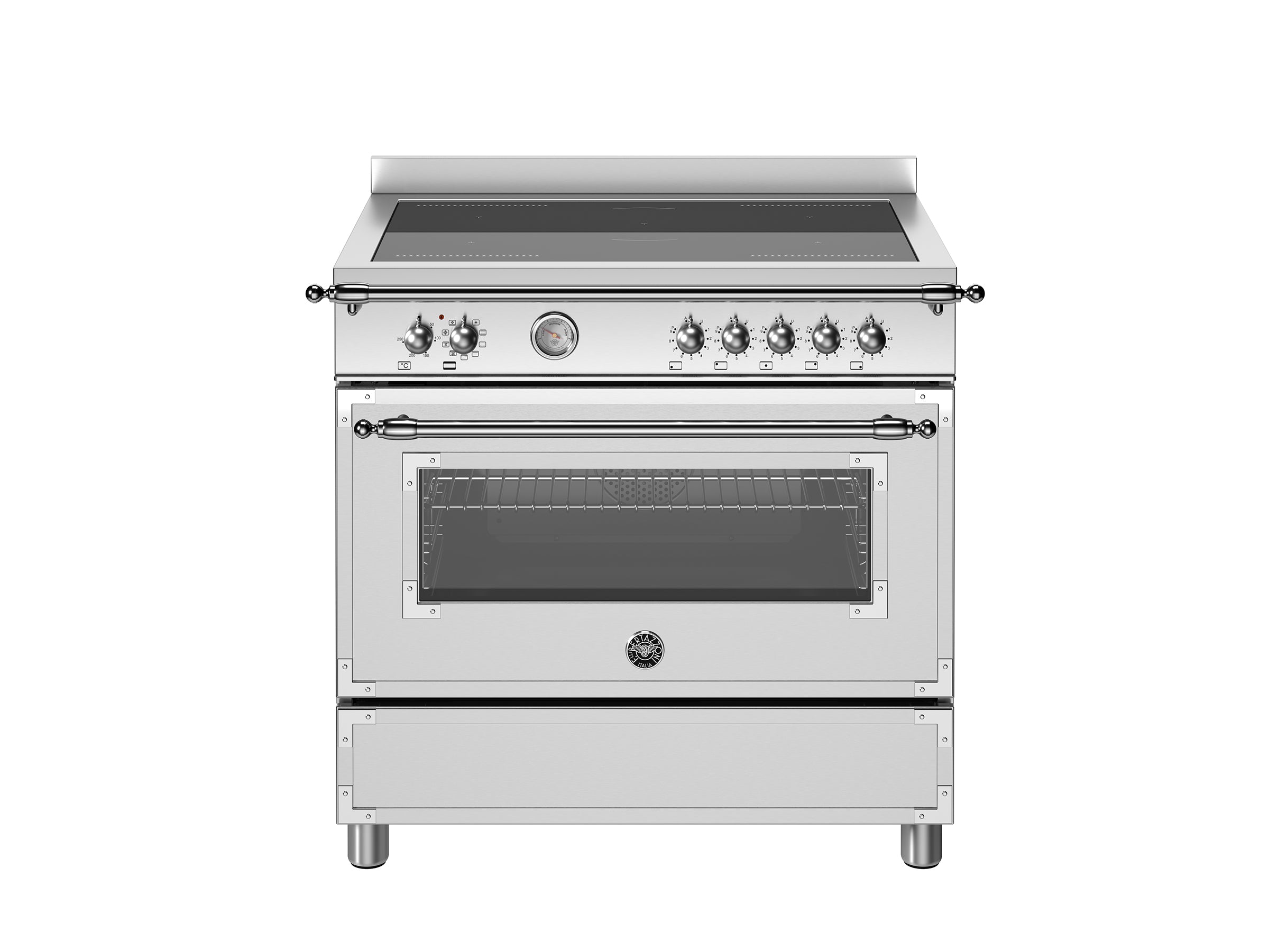 Bertazzoni HER95I1E Heritage Series 90cm Electric Oven with Induction Top