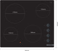 Bosch PKE611CA2A Series 2 Black Glass 60cm Wide Electric Cooktop