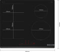 Bosch PIX631HC1H Series 6 Black Glass 60cm Wide Flex Induction Cooktop