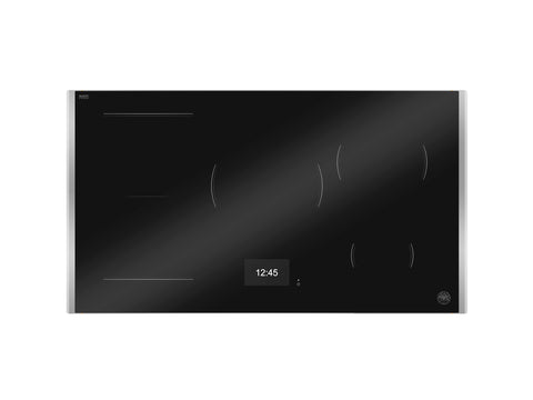 Bertazzoni P905I1M37 Modern Series 90cm Wide Induction Cooktop with Metal Frame and TFT Display