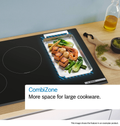 Bosch PVS831HC1H Series 6 Black Glass 80cm Wide Induction Cooktop
