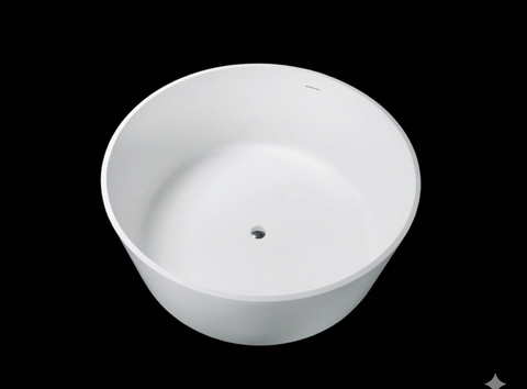Kaskade VX33 1300 Round Freestanding Stone Bath