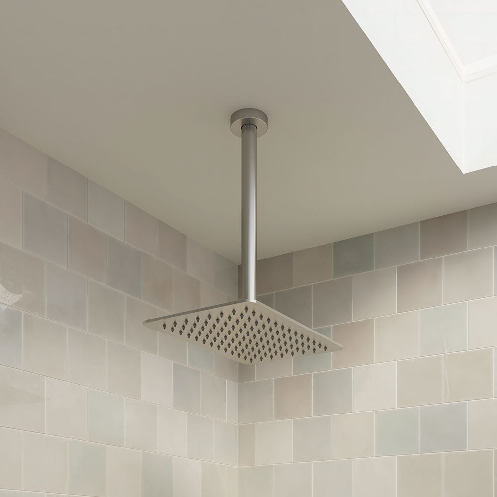 Fienza Round Shower Dropper 300mm - Brushed Nickel view 2