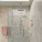 Fienza Round Shower Dropper 300mm - Brushed Nickel view 3