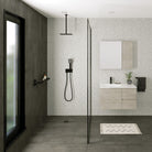 Fienza Round Shower Dropper 300mm - Matte Black view 2