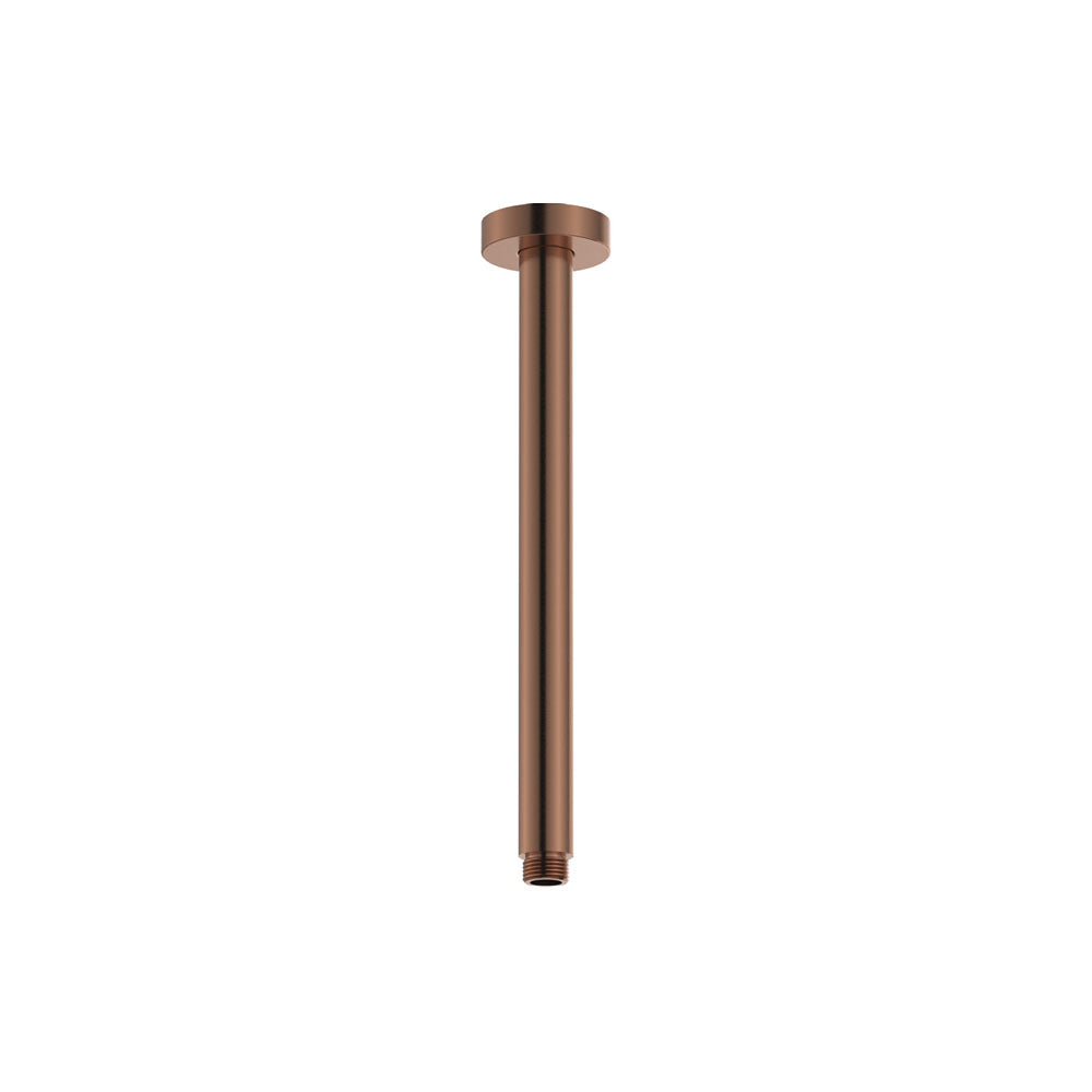 Fienza Round Shower Dropper 300mm - Brushed Copper