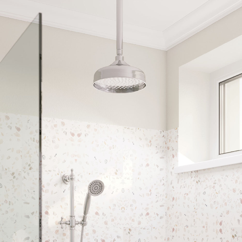 Fienza Round Shower Dropper 300mm - Chrome view 2