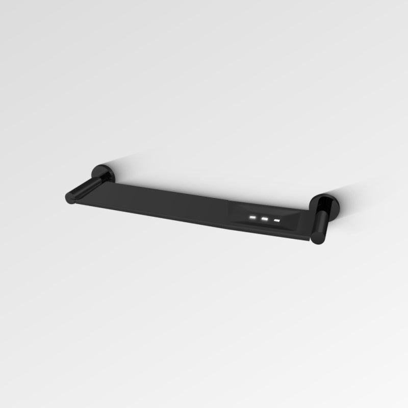 Innova 50904BK Nirvana 400mm Matte Black Metal Shower Shelf – 8Appliances