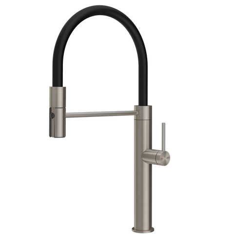 Gessi 60120 316 Smooth Goose Neck Semi-Professional Spray Mixer